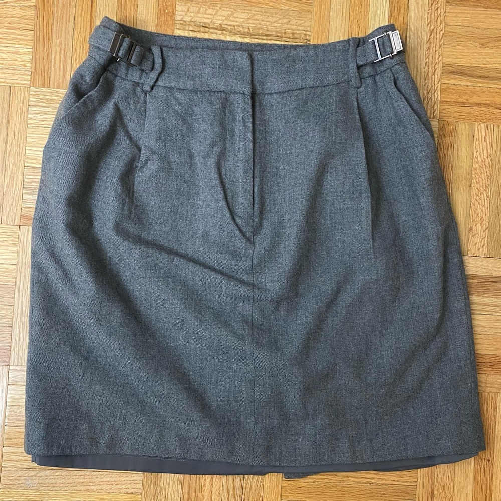 Club Monaco grey wool skirt size 8
